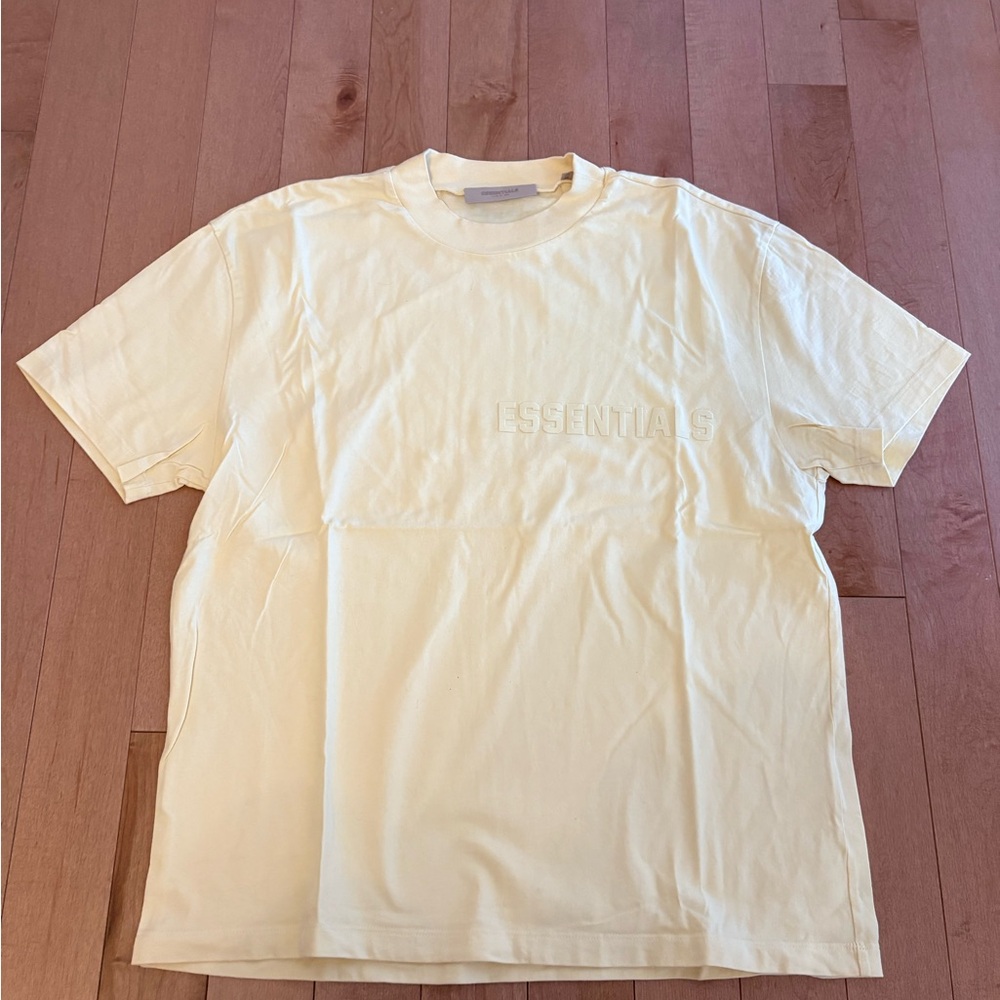 Essentials Men's Light Yellow Tee